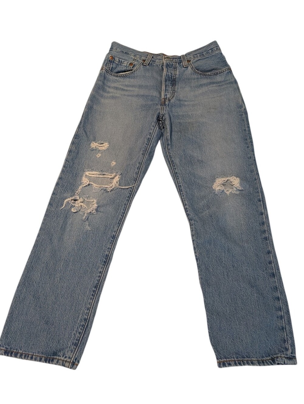 Levis Premium Womens 501 Jeans Tag Size 26x26 High Rise Straight Leg